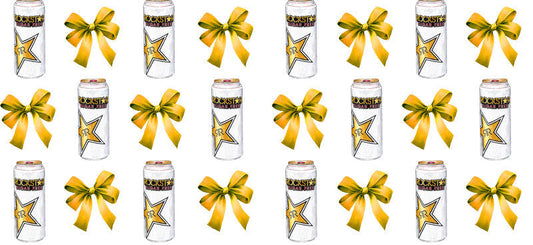 Bow Soda Can UV DTF Cup Wrap for 16oz Libbey Glass KA-13616