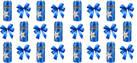 Bow Soda Can UV DTF Cup Wrap for 16oz Libbey Glass KA-13618