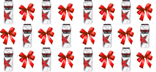 Bow Soda Can UV DTF Cup Wrap for 16oz Libbey Glass KA-13619