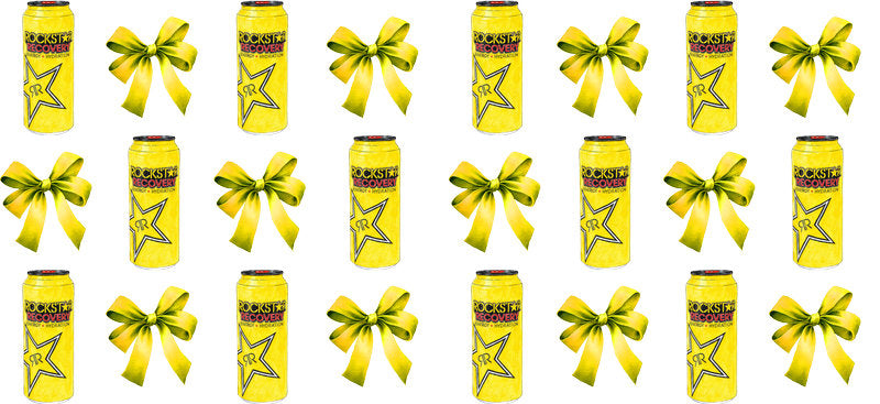 Bow Soda Can UV DTF Cup Wrap for 16oz Libbey Glass KA-13620