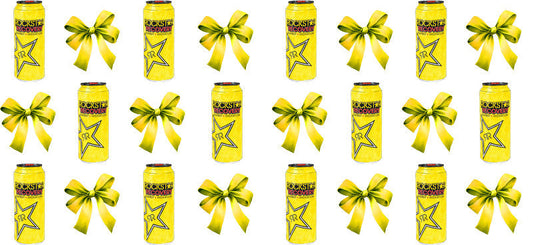 Bow Soda Can UV DTF Cup Wrap for 16oz Libbey Glass KA-13620