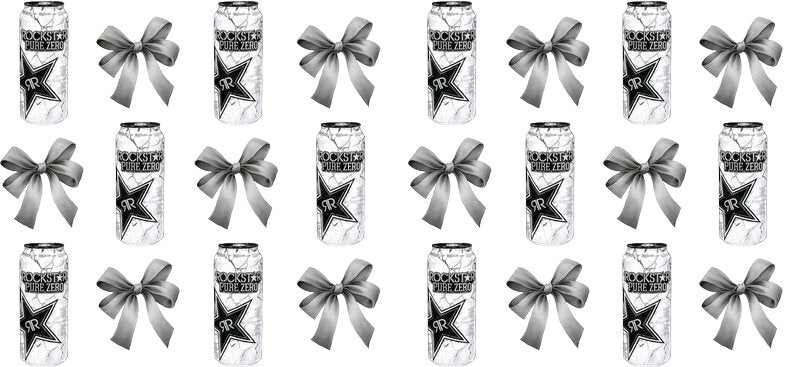 Bow Soda Can UV DTF Cup Wrap for 16oz Libbey Glass KA-13622