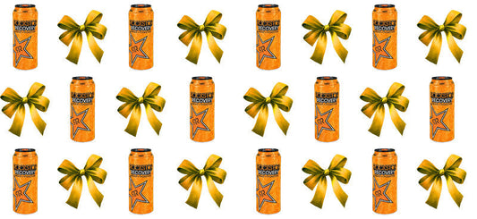 Bow Soda Can UV DTF Cup Wrap for 16oz Libbey Glass KA-13623