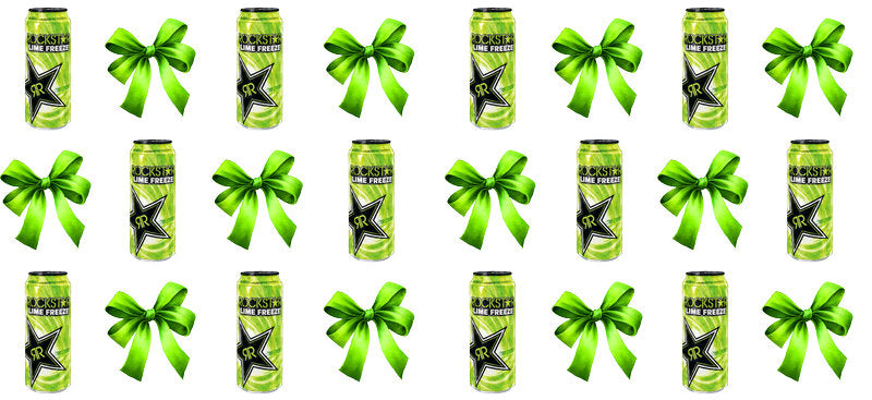 Bow Soda Can UV DTF Cup Wrap for 16oz Libbey Glass KA-13627
