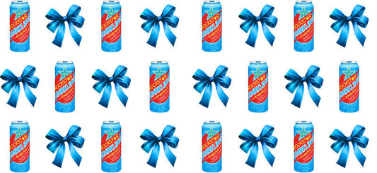 Bow Soda Can UV DTF Cup Wrap for 16oz Libbey Glass KA-13630