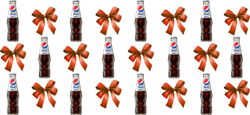 Bow Soda Can UV DTF Cup Wrap for 16oz Libbey Glass KA-13632