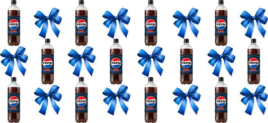 Bow Soda Can UV DTF Cup Wrap for 16oz Libbey Glass KA-13634