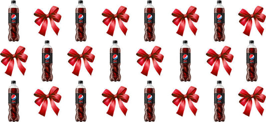 Bow Soda Can UV DTF Cup Wrap for 16oz Libbey Glass KA-13636
