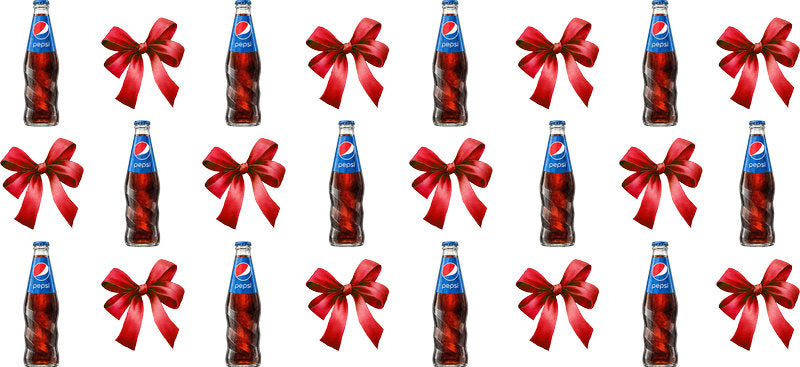Bow Soda Can UV DTF Cup Wrap for 16oz Libbey Glass KA-13637