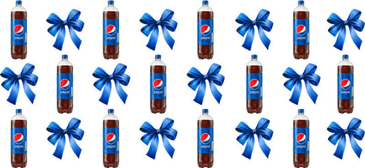 Bow Soda Can UV DTF Cup Wrap for 16oz Libbey Glass KA-13638