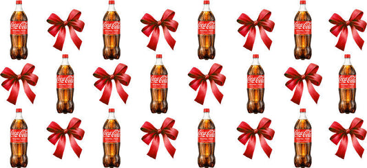 Bow Soda Can UV DTF Cup Wrap for 16oz Libbey Glass KA-13639