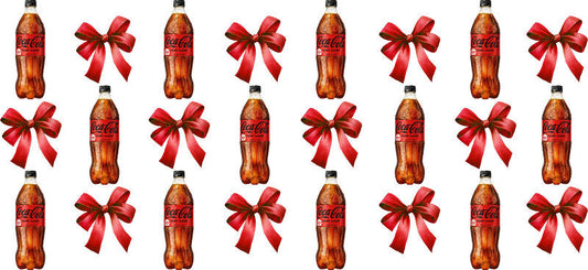Bow Soda Can UV DTF Cup Wrap for 16oz Libbey Glass KA-13641