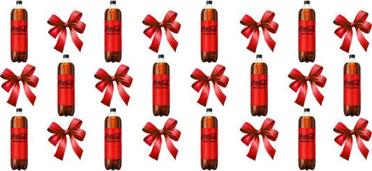 Bow Soda Can UV DTF Cup Wrap for 16oz Libbey Glass KA-13643