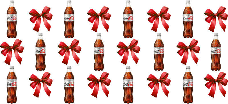 Bow Soda Can UV DTF Cup Wrap for 16oz Libbey Glass KA-13645