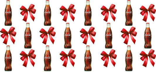 Bow Soda Can UV DTF Cup Wrap for 16oz Libbey Glass KA-13648