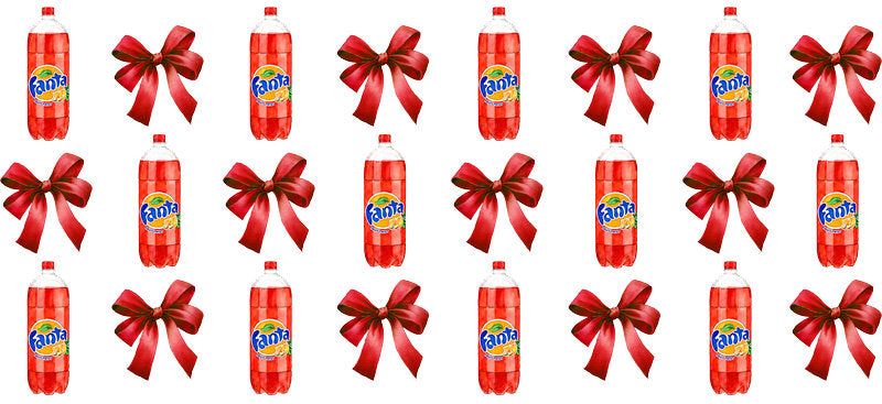 Bow Soda Can UV DTF Cup Wrap for 16oz Libbey Glass KA-13649