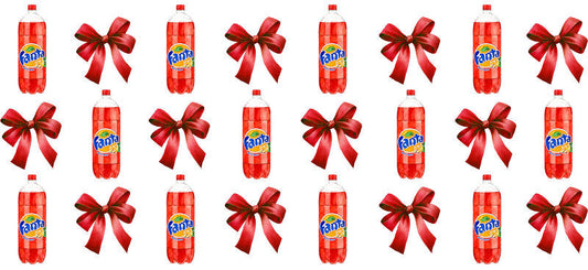 Bow Soda Can UV DTF Cup Wrap for 16oz Libbey Glass KA-13649