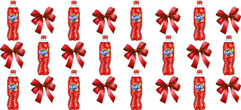 Bow Soda Can UV DTF Cup Wrap for 16oz Libbey Glass KA-13650