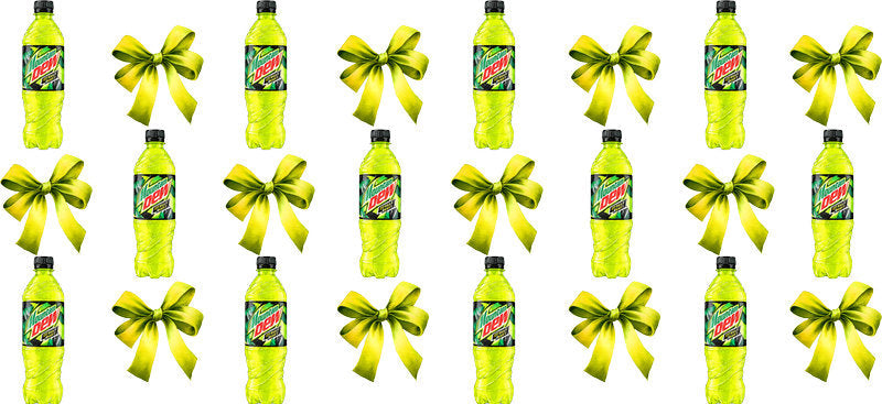 Bow Soda Can UV DTF Cup Wrap for 16oz Libbey Glass KA-13654