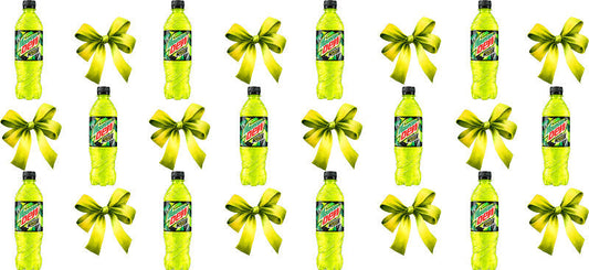 Bow Soda Can UV DTF Cup Wrap for 16oz Libbey Glass KA-13654