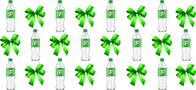 Bow Soda Can UV DTF Cup Wrap for 16oz Libbey Glass KA-13659