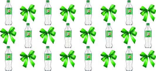 Bow Soda Can UV DTF Cup Wrap for 16oz Libbey Glass KA-13659