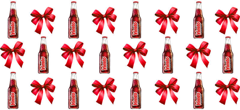 Bow Soda Can UV DTF Cup Wrap for 16oz Libbey Glass KA-13670