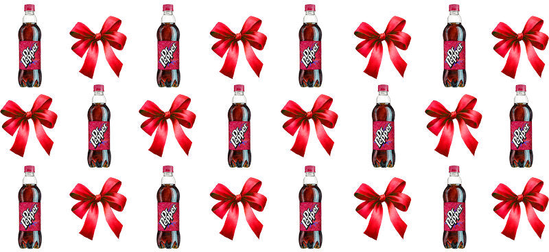 Bow Soda Can UV DTF Cup Wrap for 16oz Libbey Glass KA-13671