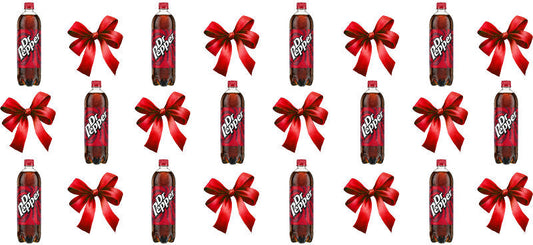 Bow Soda Can UV DTF Cup Wrap for 16oz Libbey Glass KA-13673