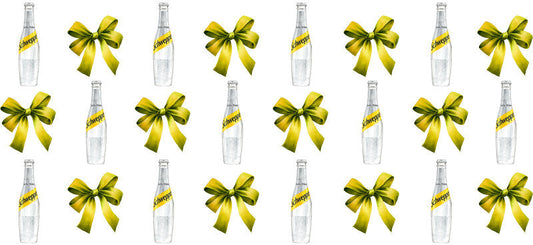 Bow Soda Can UV DTF Cup Wrap for 16oz Libbey Glass KA-13674