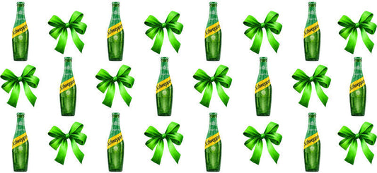 Bow Soda Can UV DTF Cup Wrap for 16oz Libbey Glass KA-13675