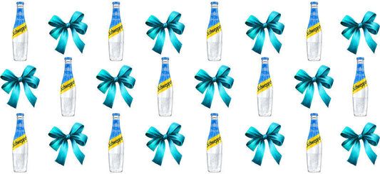 Bow Soda Can UV DTF Cup Wrap for 16oz Libbey Glass KA-13676