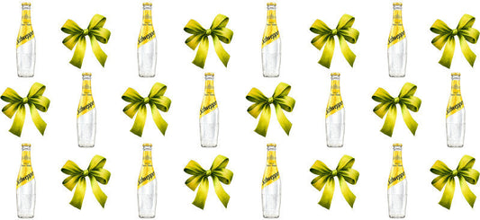 Bow Soda Can UV DTF Cup Wrap for 16oz Libbey Glass KA-13677