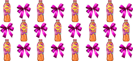 Bow Soda Can UV DTF Cup Wrap for 16oz Libbey Glass KA-13712
