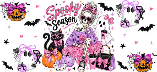 Halloween Party Ghost Cup Wrap Design