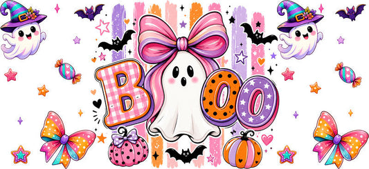 Boo Ghost Halloween Cup Decal