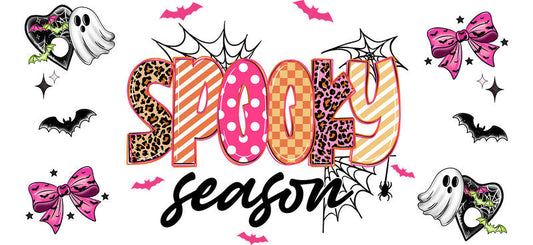 Pink Cute Halloween Spooky Season Cup Wrap