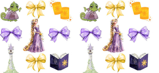 Princess Castle UV DTF Transfer for 16oz Libbey KA-14097