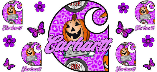 Designer Halloween Cup Wrap for 16oz Libbey Glass Can KA-14461