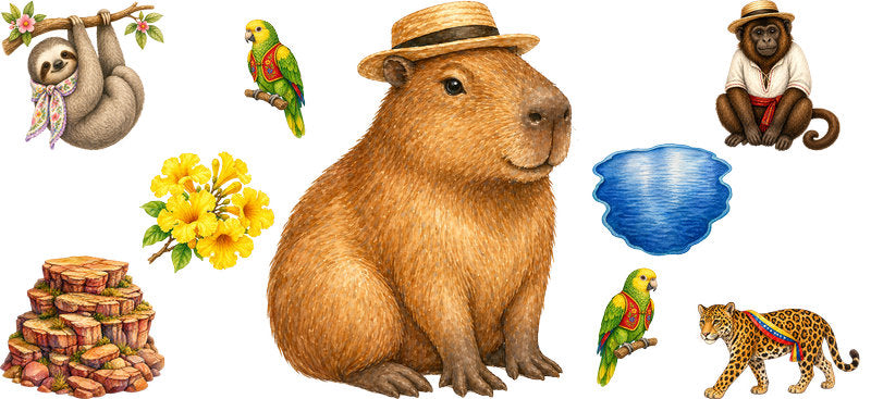 Venezuela Travel  UV DTF Cup Wrap for 16oz Libbey KA-14570