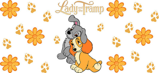 Cute Cocker Spaniel Dog Friends UV DTF Cup Wrap for 16oz Libbey Glass KA-14740