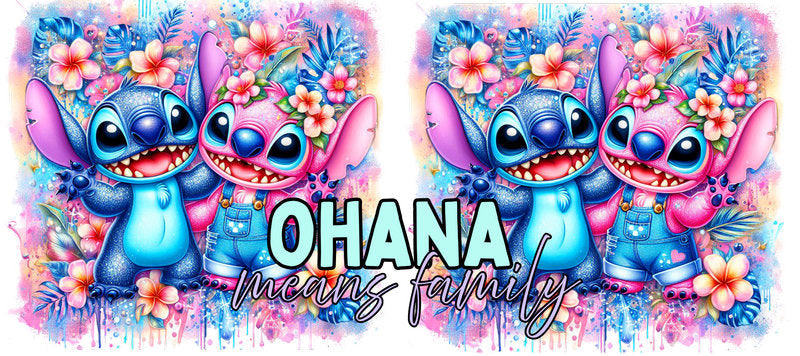 Blue Alien UV DTF Cup Wrap for 16oz KA-15248