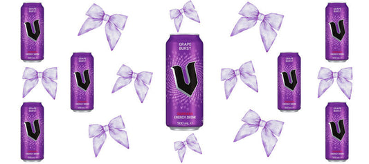 Purple Drink Bow Soda UV DTF Cup Wrap for 16oz KA-15263