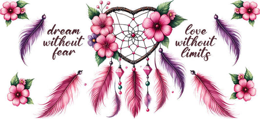 Dreamcatcher UV DTF Cup Wrap for 16oz Libbey KA-15349