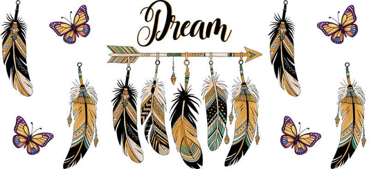 Dreamcatcher UV DTF Cup Wrap for 16oz Libbey KA-15370