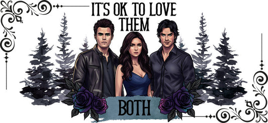 The Vampire Diaries UV DTF Cup Wrap for 16oz Libbey KA-15715