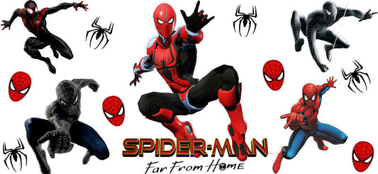Superhero Web Adventure UV DTF Cup Wrap for 16oz Libbey Glass KA-15848