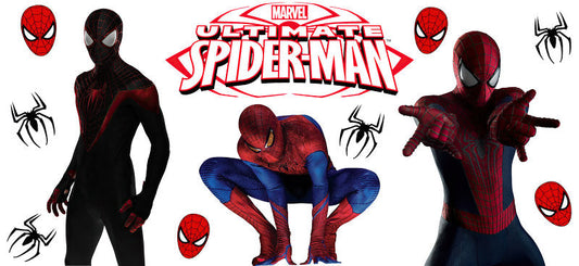 Superhero Web Adventure UV DTF Cup Wrap for 16oz Libbey Glass KA-15859
