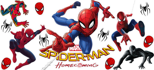 Superhero Web Adventure UV DTF Cup Wrap for 16oz Libbey Glass KA-15870