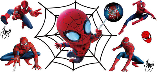 Superhero Web Adventure UV DTF Cup Wrap for 16oz Libbey Glass KA-15874